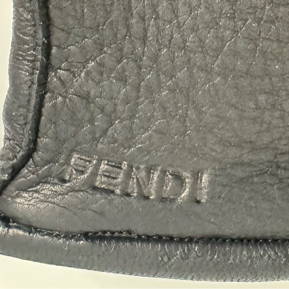 Designer leather gloves (Fendi) - Picture 7 of 7